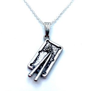 Billiards Pool Table Necklace May Be Personalized